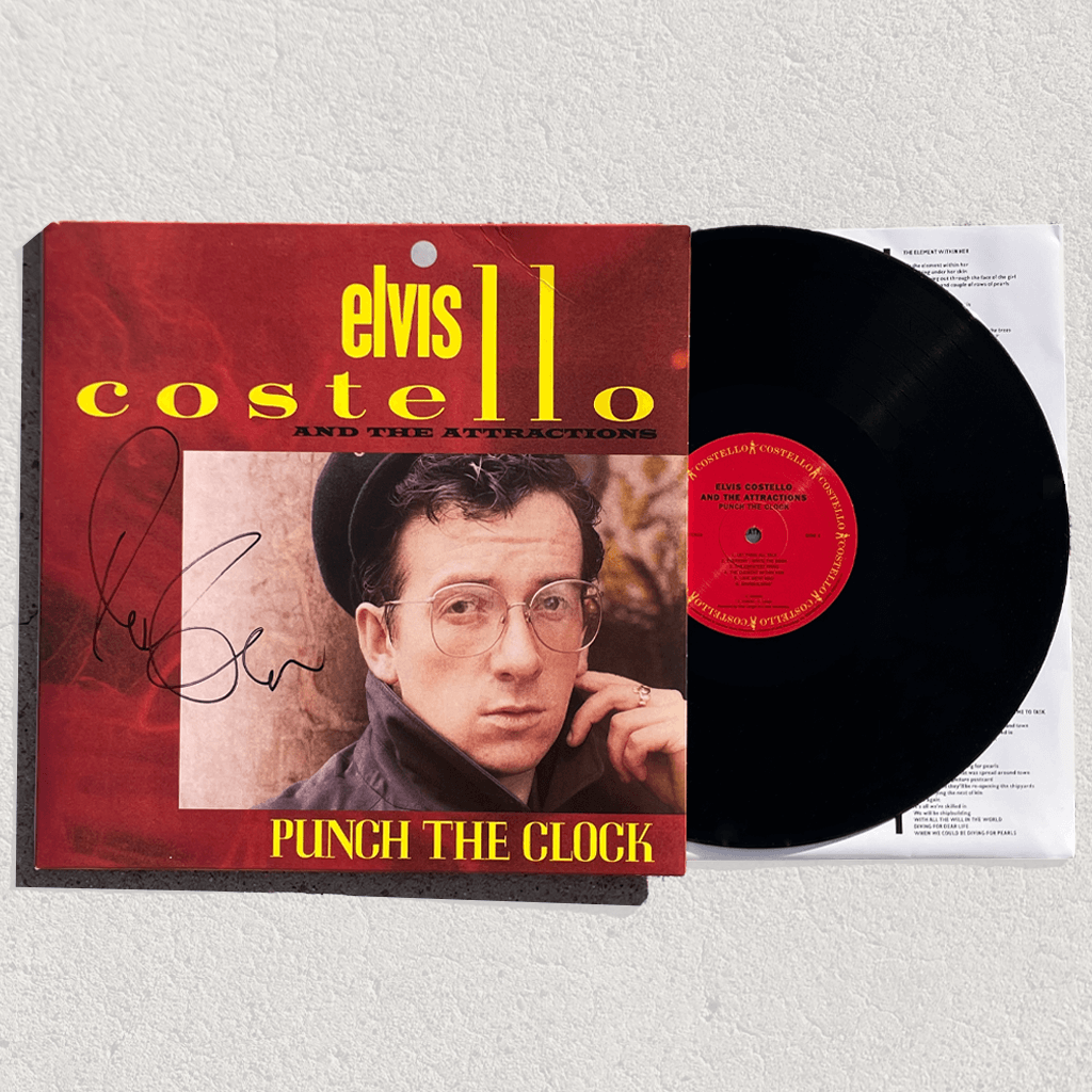 Punch The Clock - 12" Autographed Vinyl