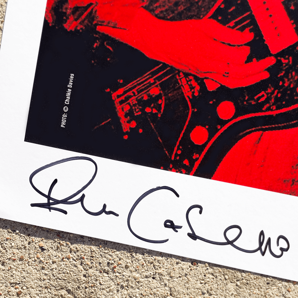 Autographed Radio Soul Reflective Tour Poster