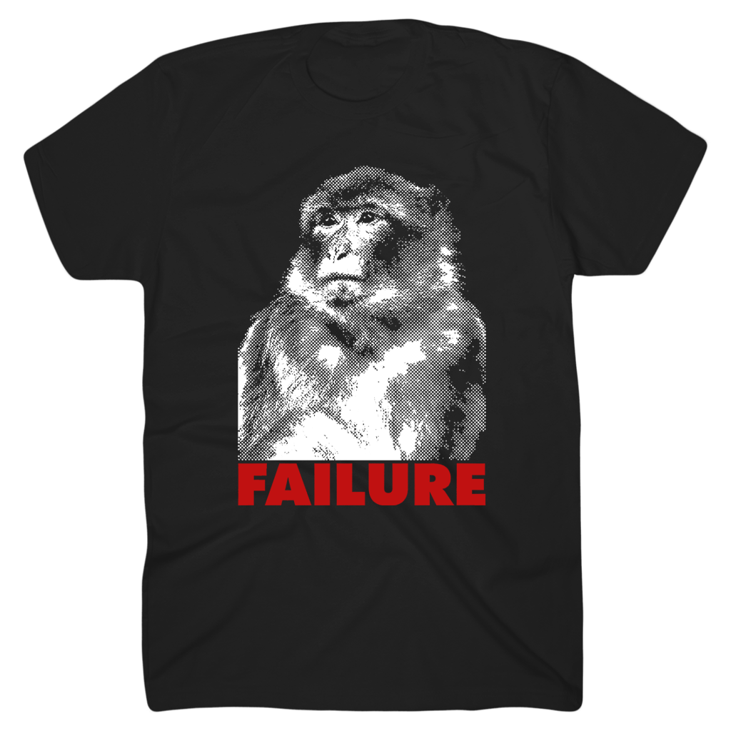 Macaque Black T-Shirt