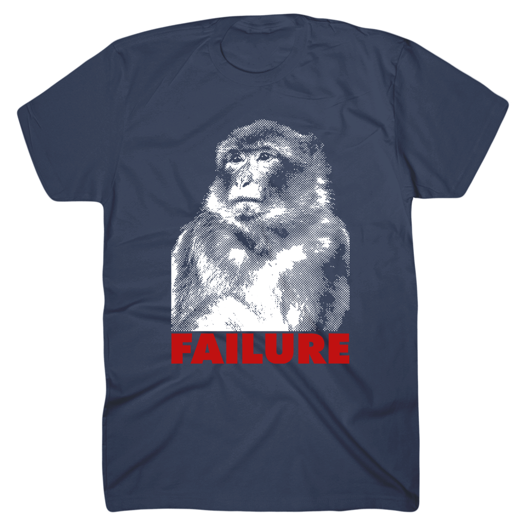 Macaque Navy T-Shirt