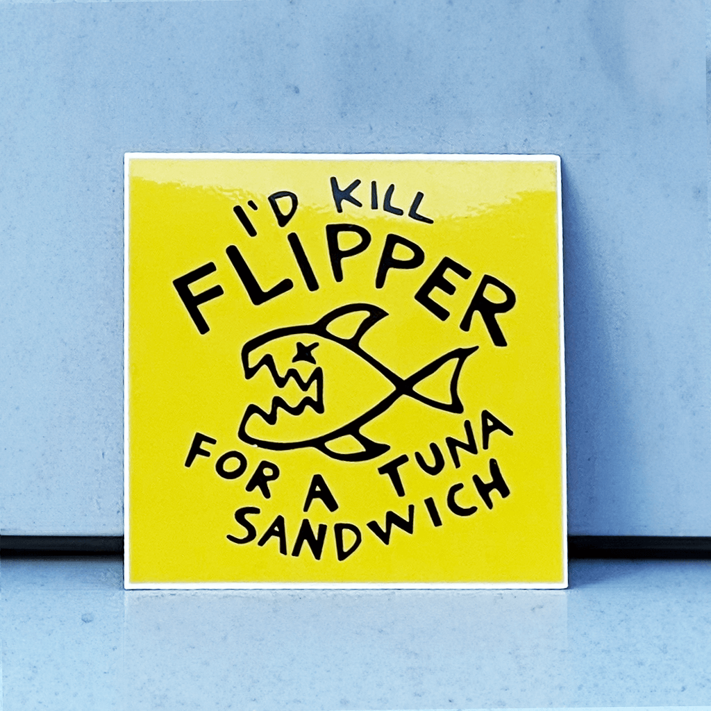 Flipper Tuna Sandwich Sticker