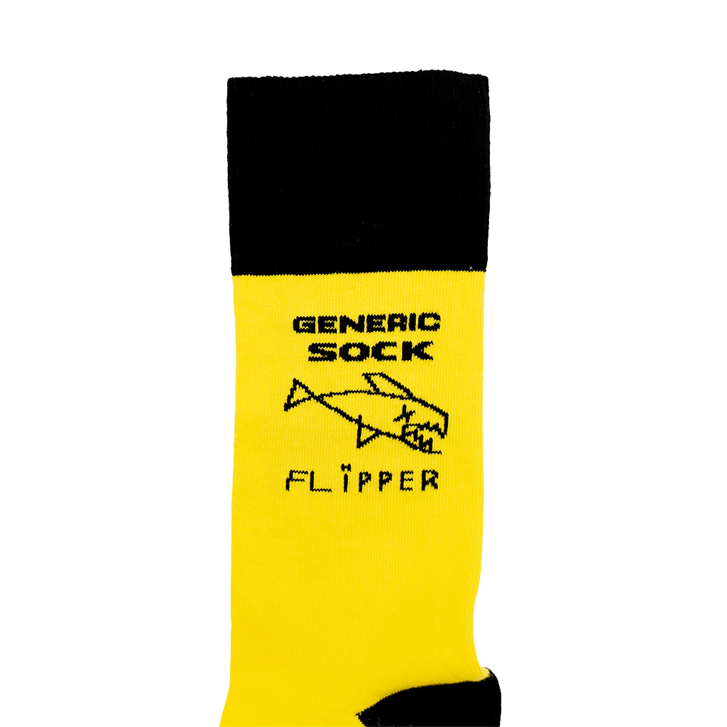 Fish - Yellow & Black Socks
