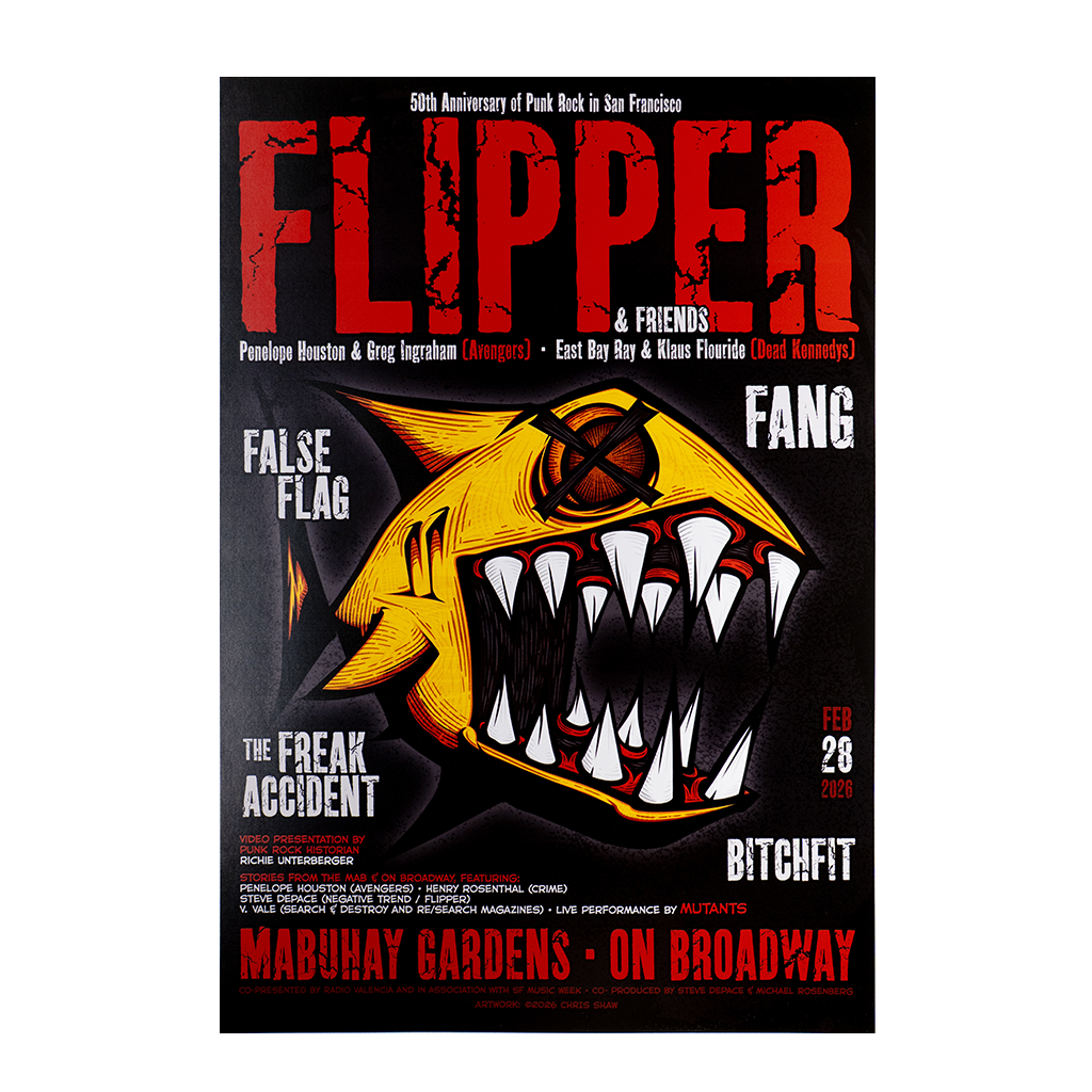 Flipper and Friends "Fillmore Style" Fish Event Poster