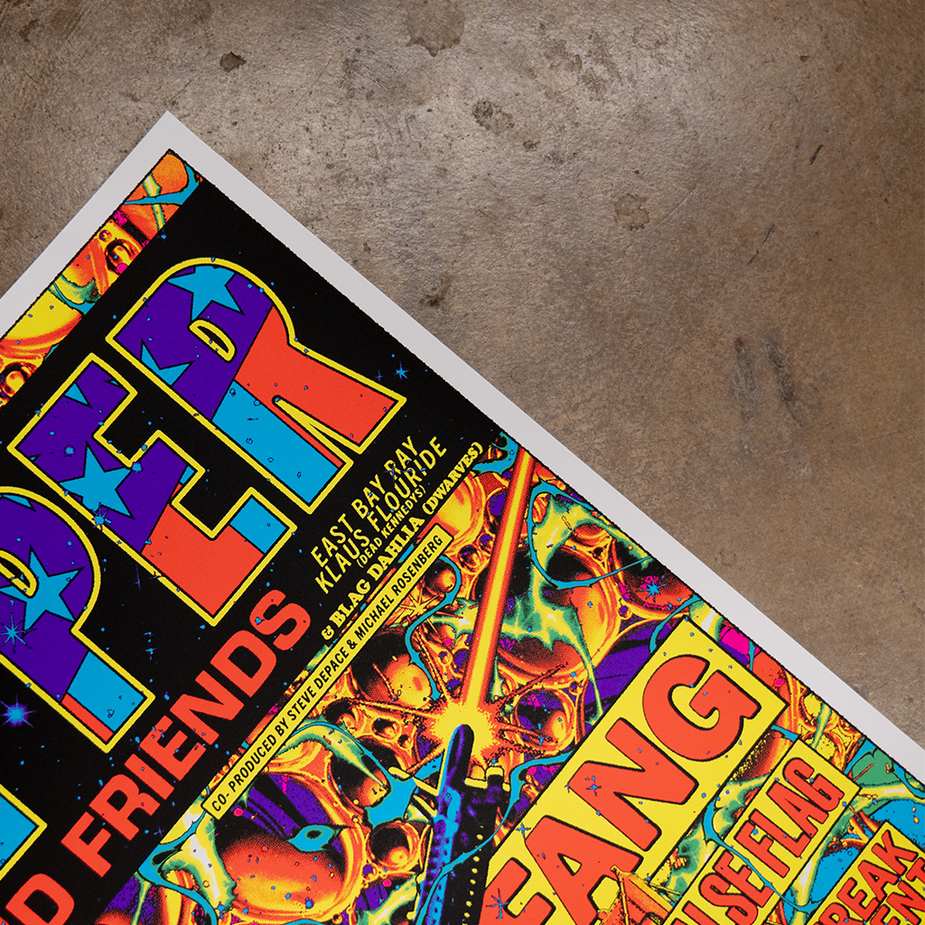 Flipper and Friends Signed Silkscreen Event Poster