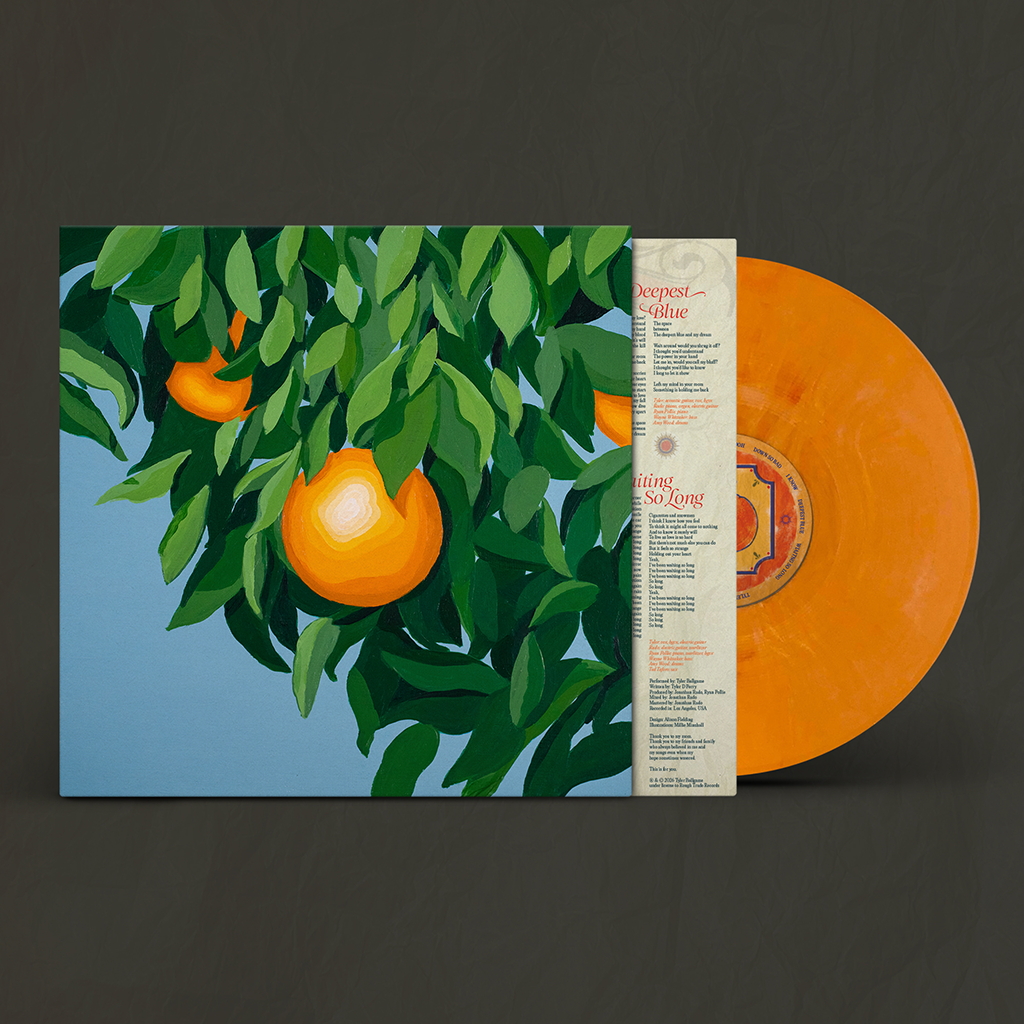 For the First Time, Again Orange & White Marble Vinyl