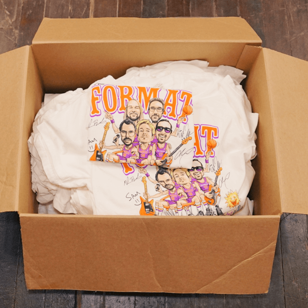 Caricature White T-Shirt