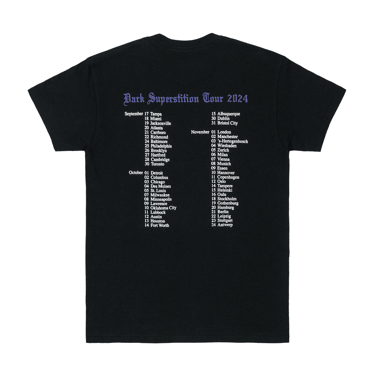 Dark Superstition Tour Tee