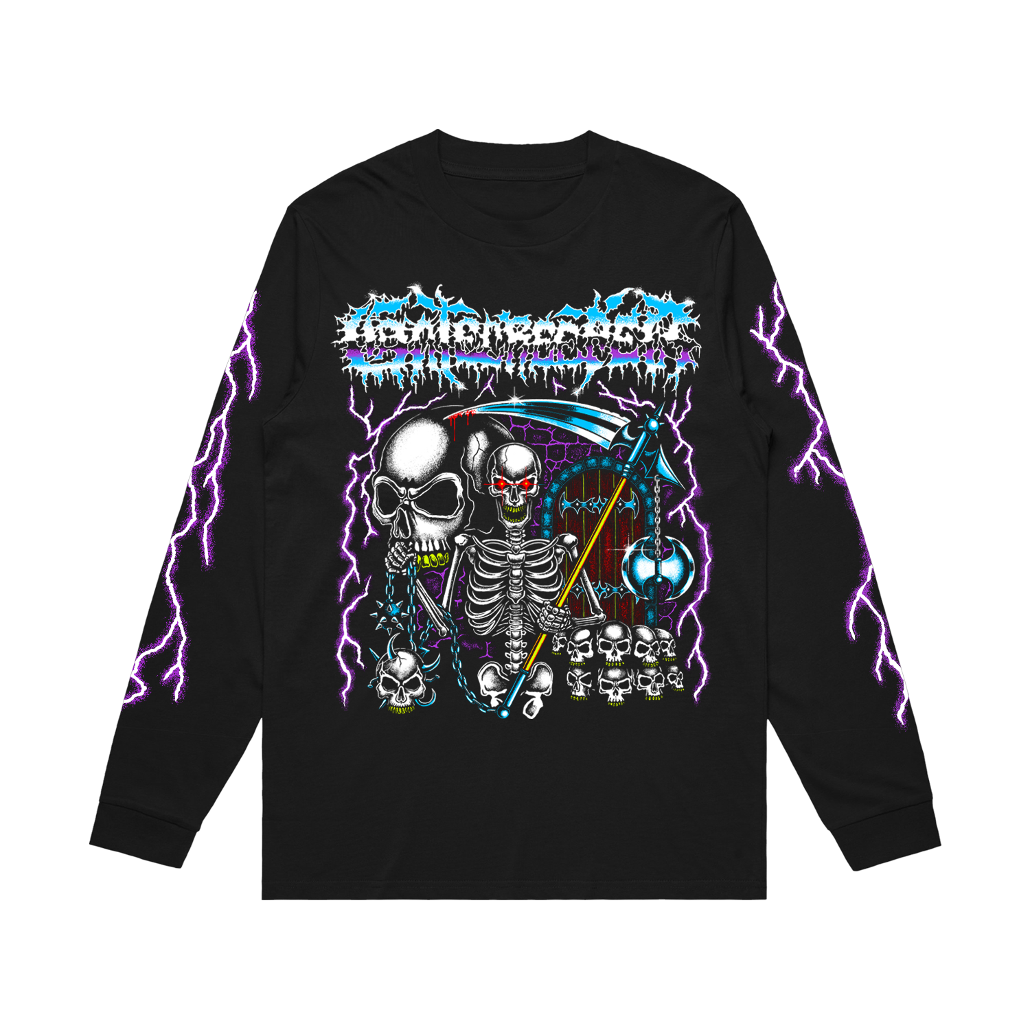 Purple Lightning Long Sleeve