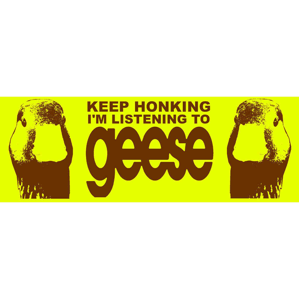 Keep Honking Bumper Sticker