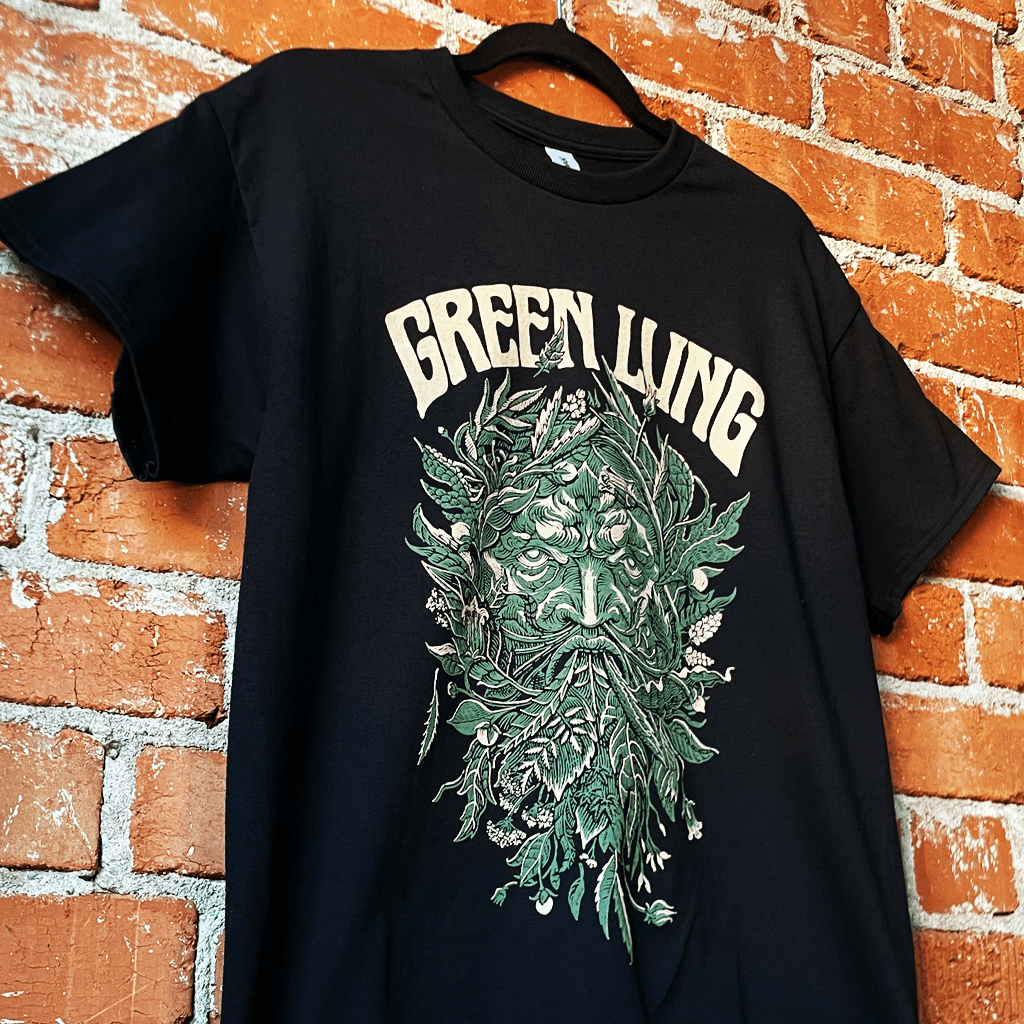 Foliate Head Black T-Shirt - Main Image