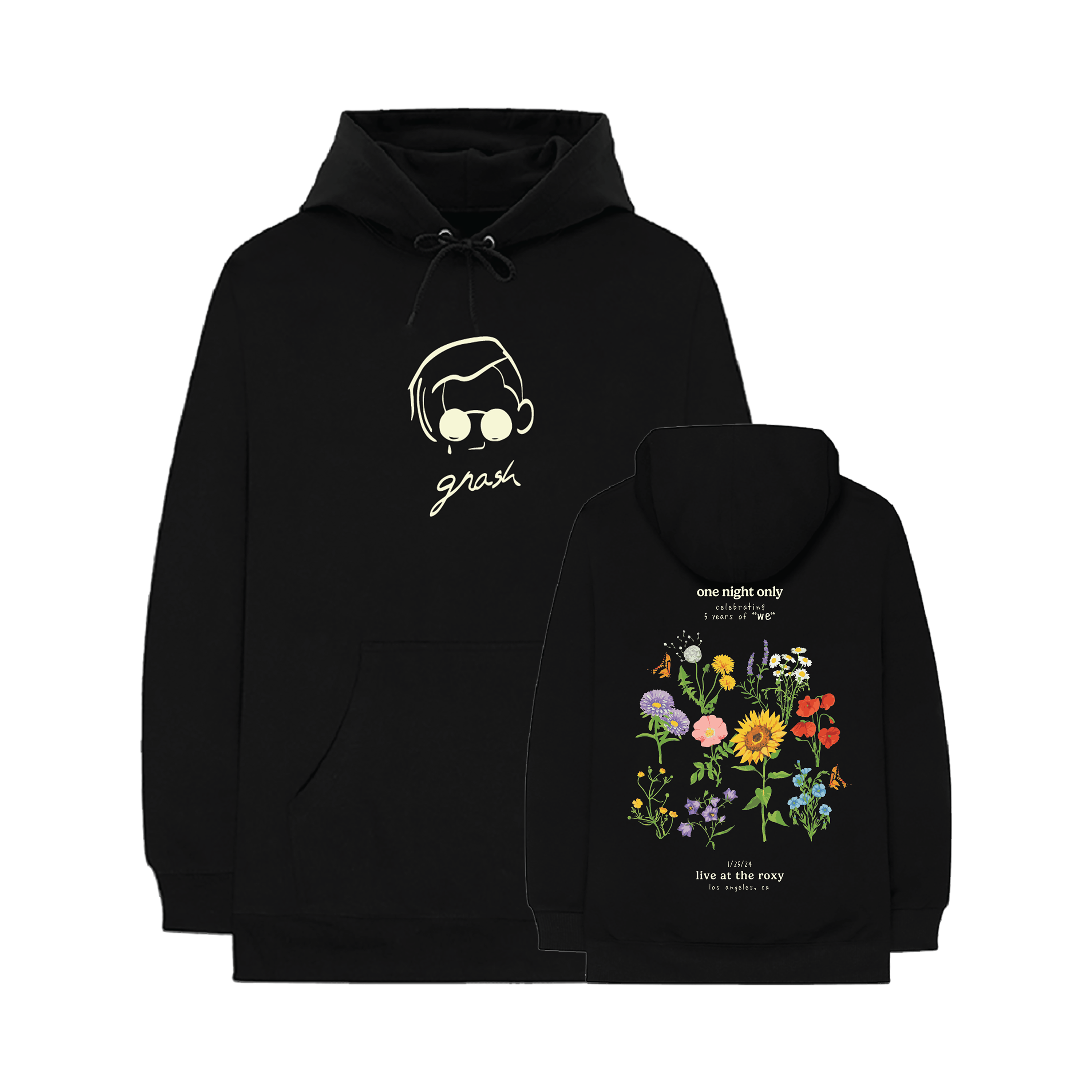 "we" 5 year hoodie