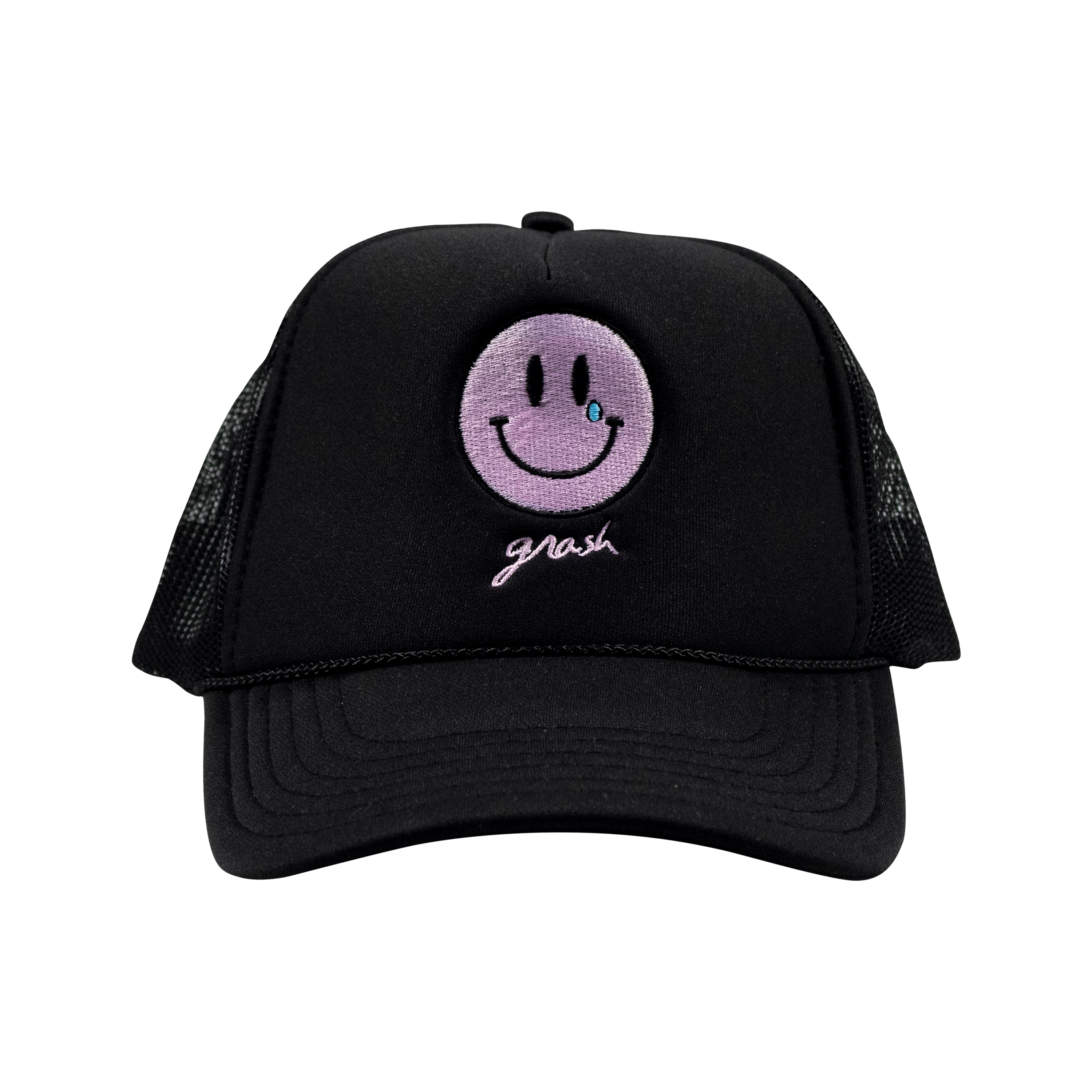 smiley trucker hat