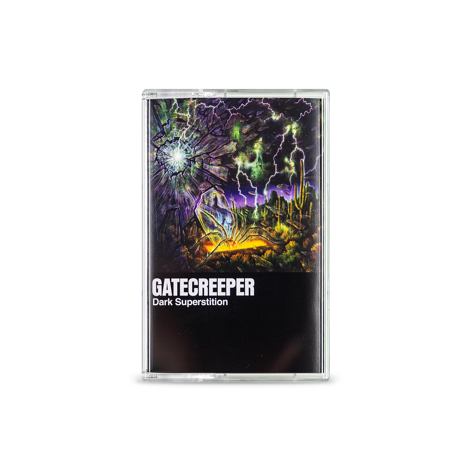 Dark Superstition Cassette - Lime Green