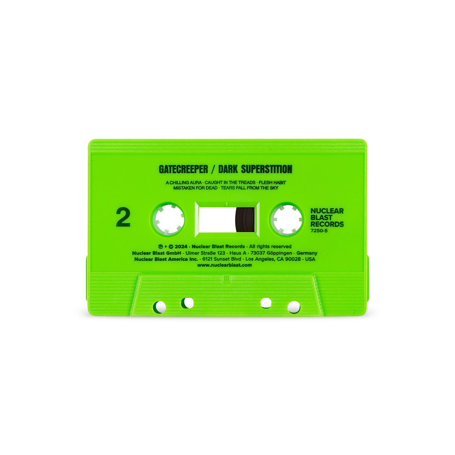 Dark Superstition Cassette - Lime Green