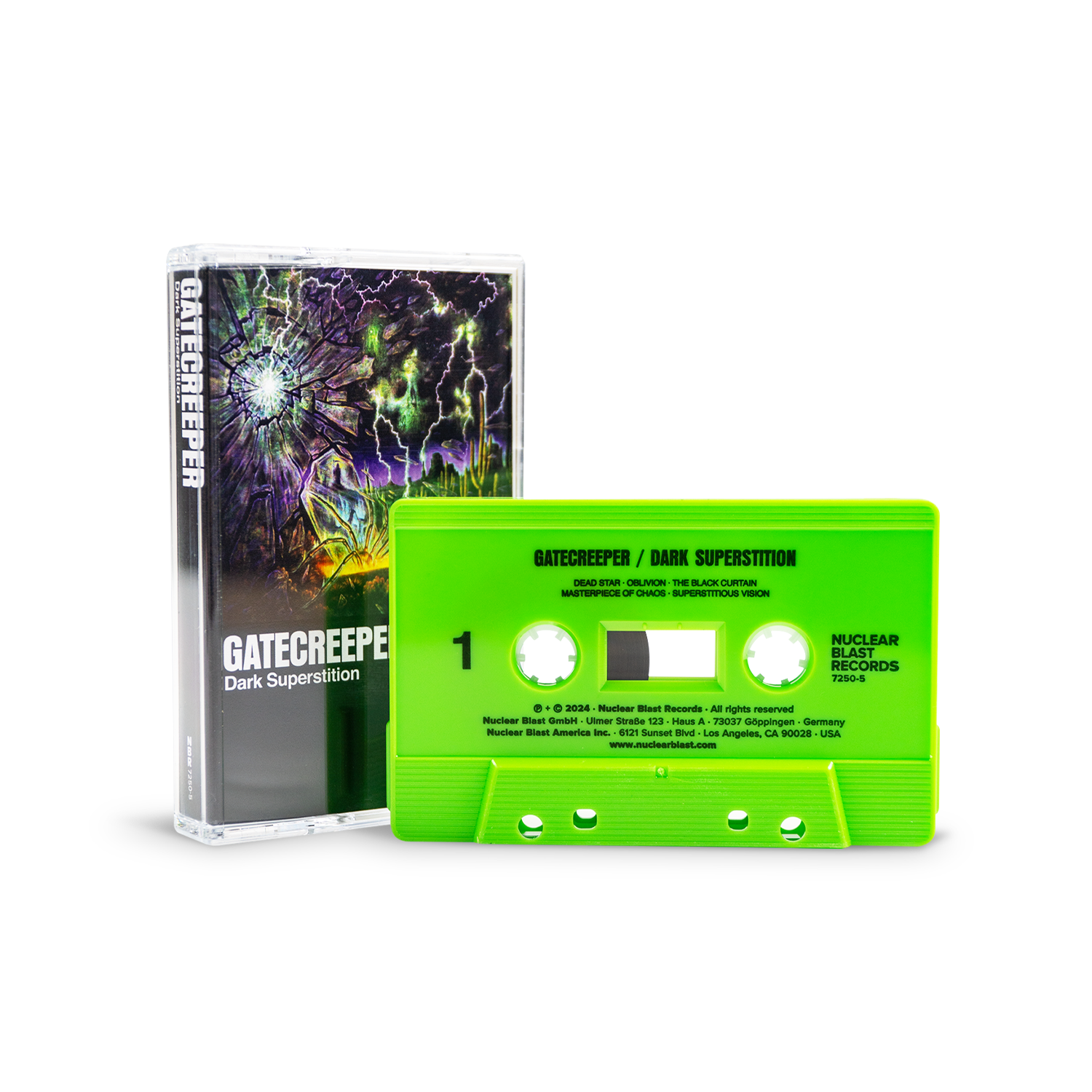 Dark Superstition Cassette - Lime Green
