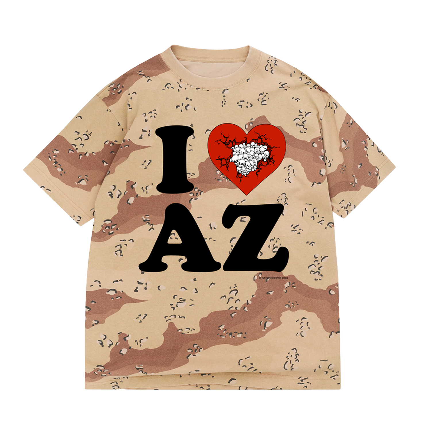 I Heart AZ Desert Camo Tee