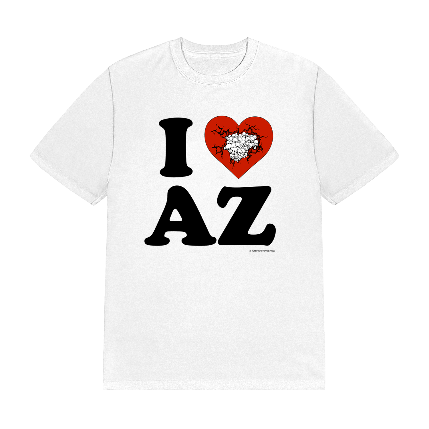 I Heart AZ White Tee