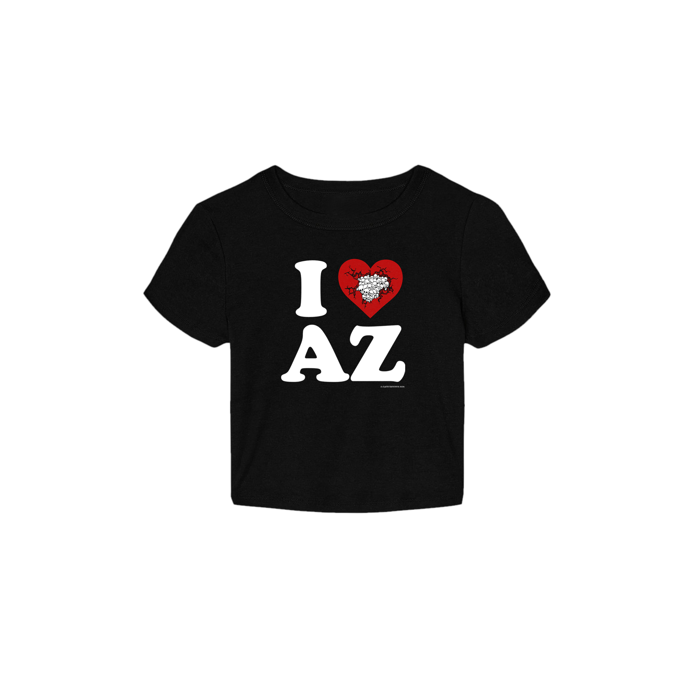I Heart AZ Baby Doll Tee