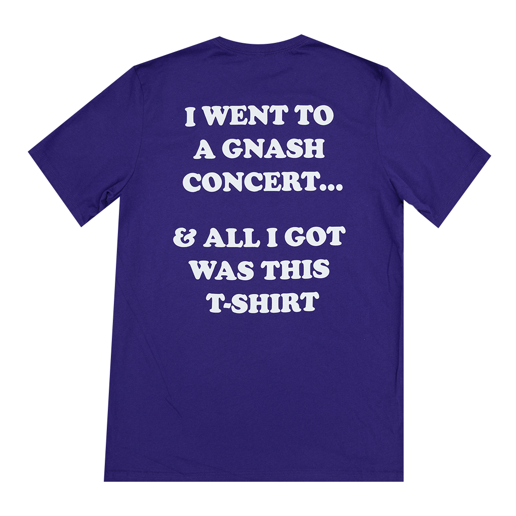 purple logo tee