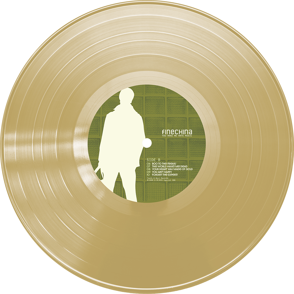 Fine China -  You Make Me Hate Music Remastered 12" LP - 25th Anniversary Reissue
