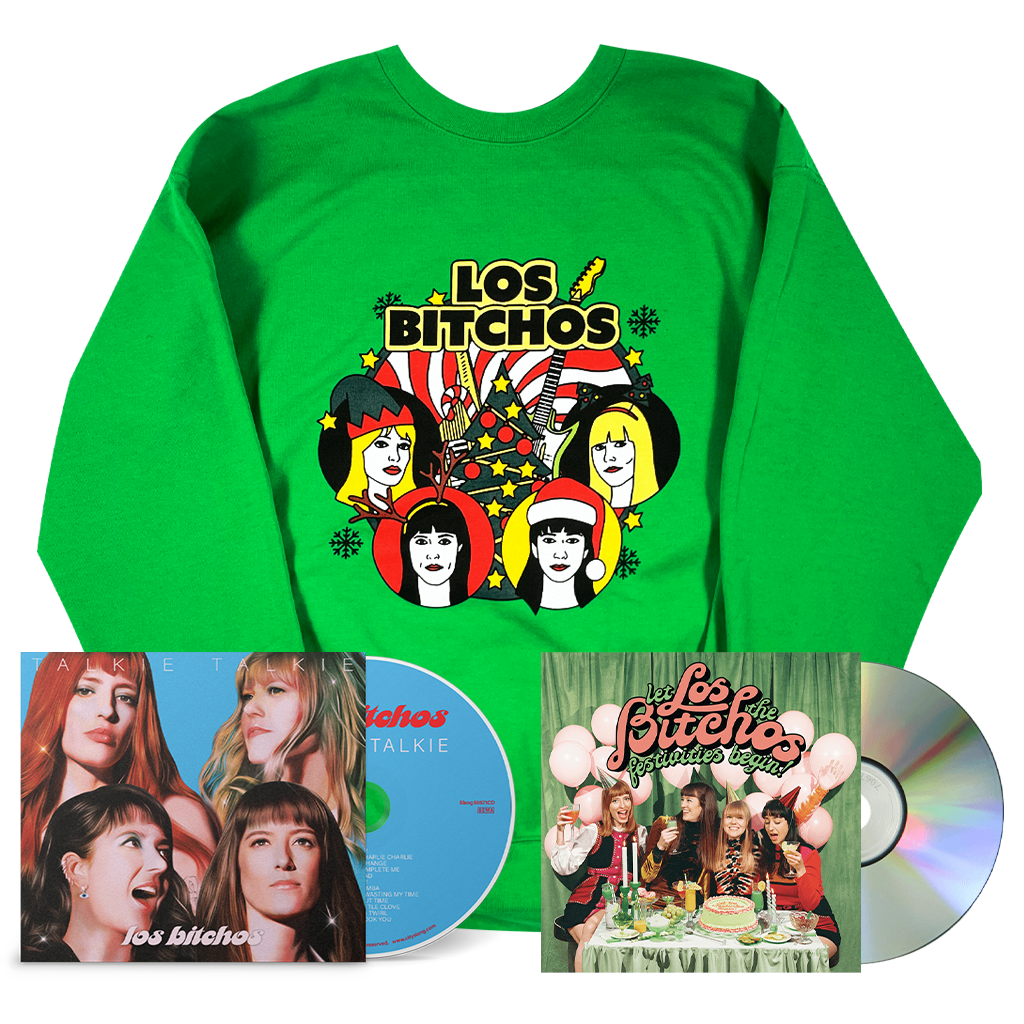 Let The Festivities Begin! CD + Talkie Talkie CD + Chrismos Sweatshirt Irish Green