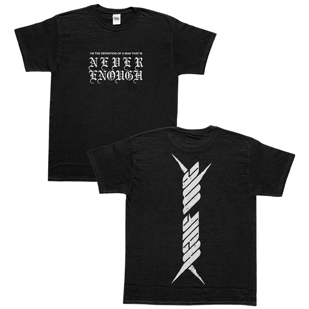Never Enough Black Tee