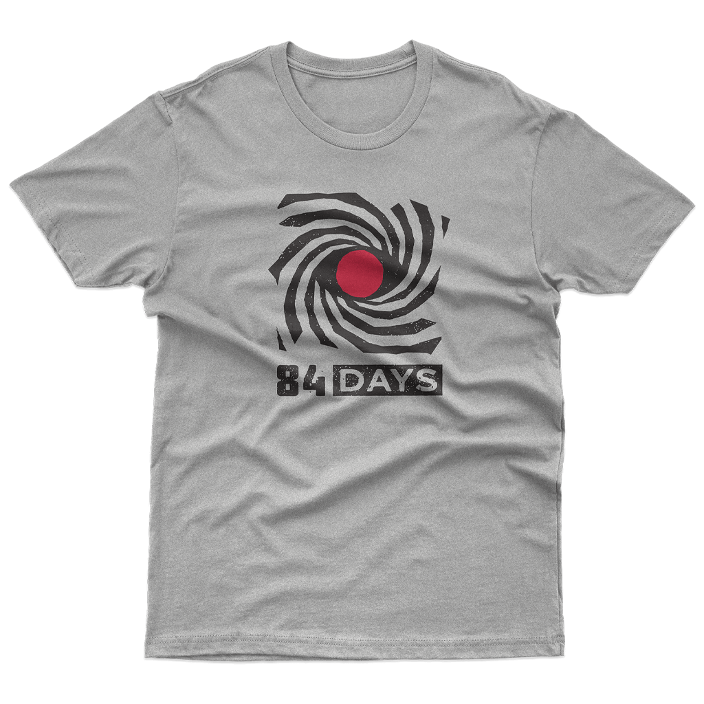 Hypnotic Eyeball Athletic Grey T-Shirt