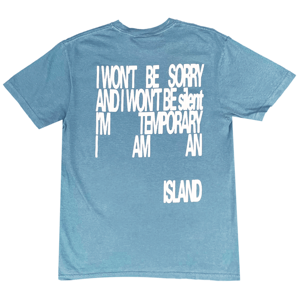 "Be Like Water" Ice Blue T-Shirt