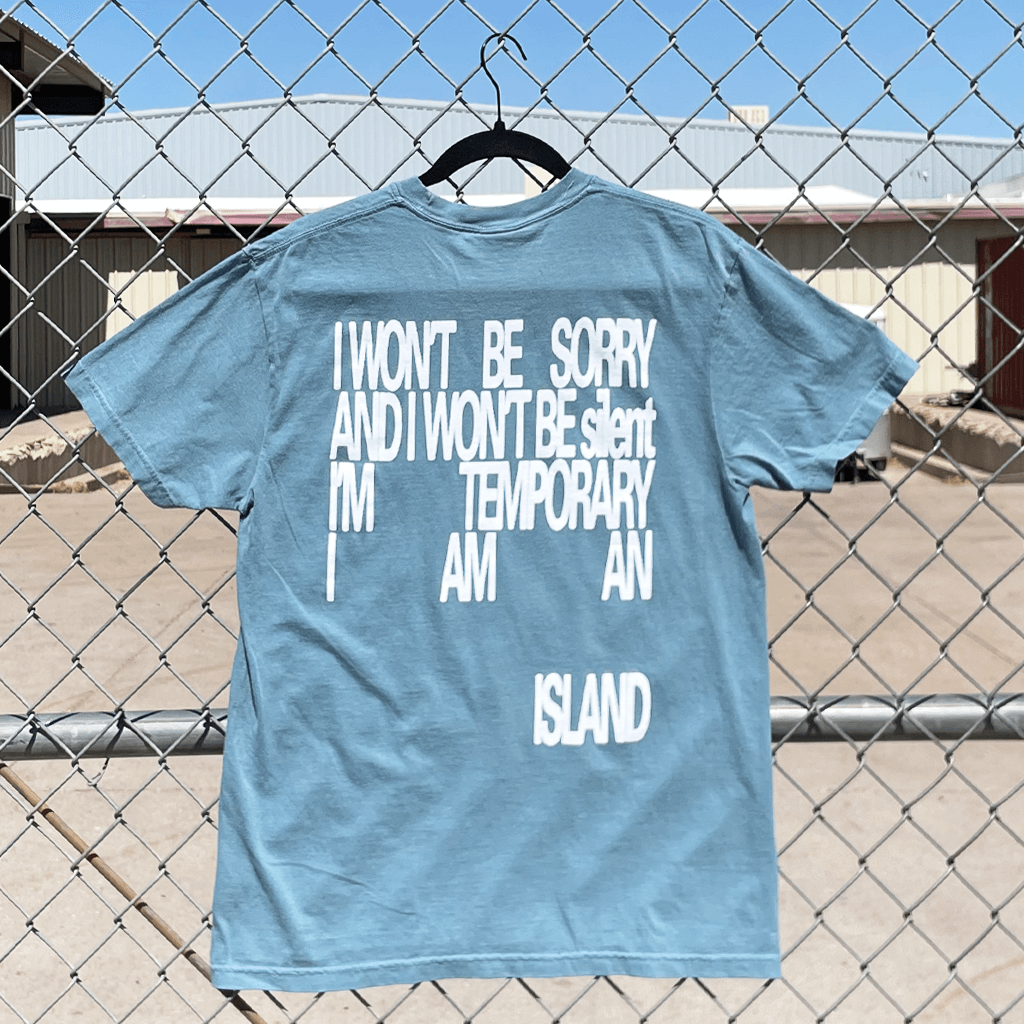 "Be Like Water" Ice Blue T-Shirt