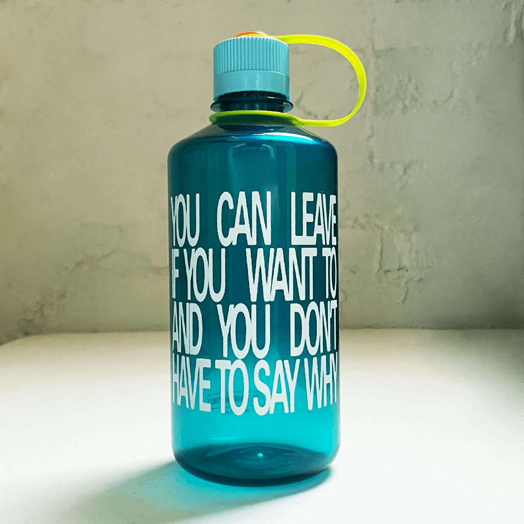 You Can Leave Nalgene Water Bottle