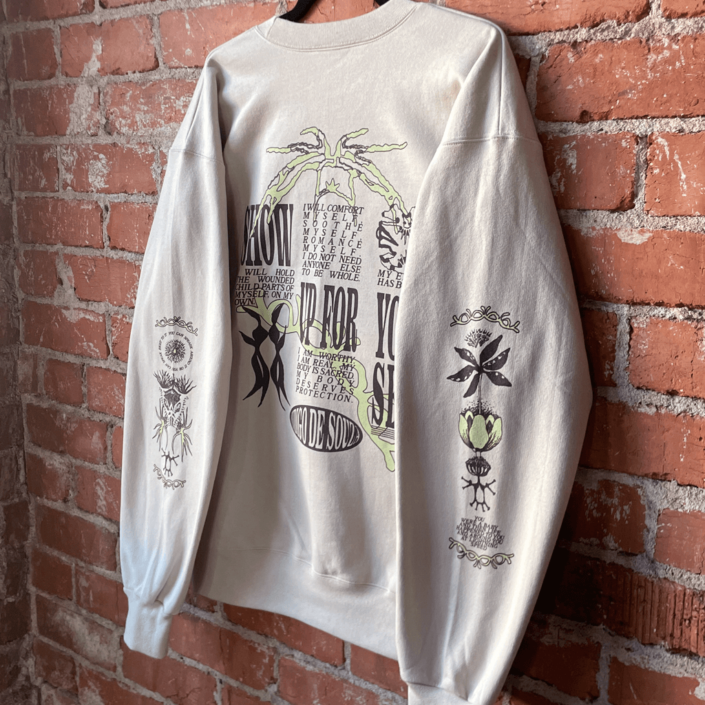 "Self Love" Sand Sweatshirt
