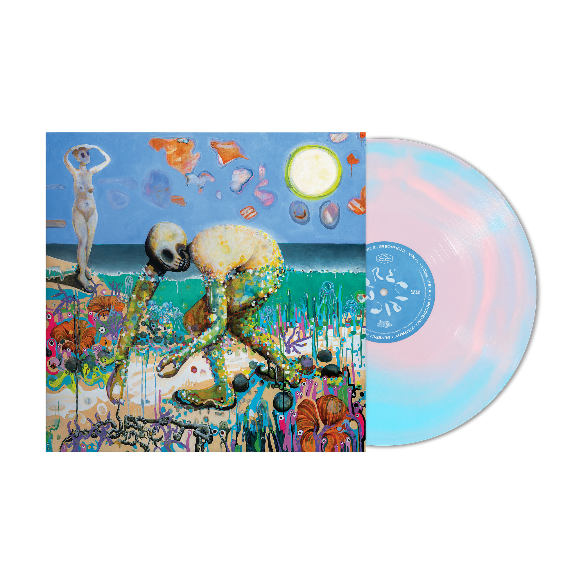 Precipice Pink & Blue Swirl Vinyl