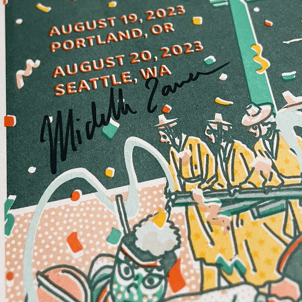 Signed August 2023 Headlining Tour Poster