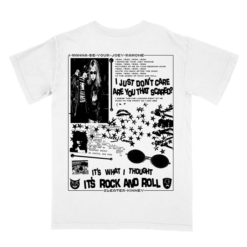 Joey Ramone White T-Shirt