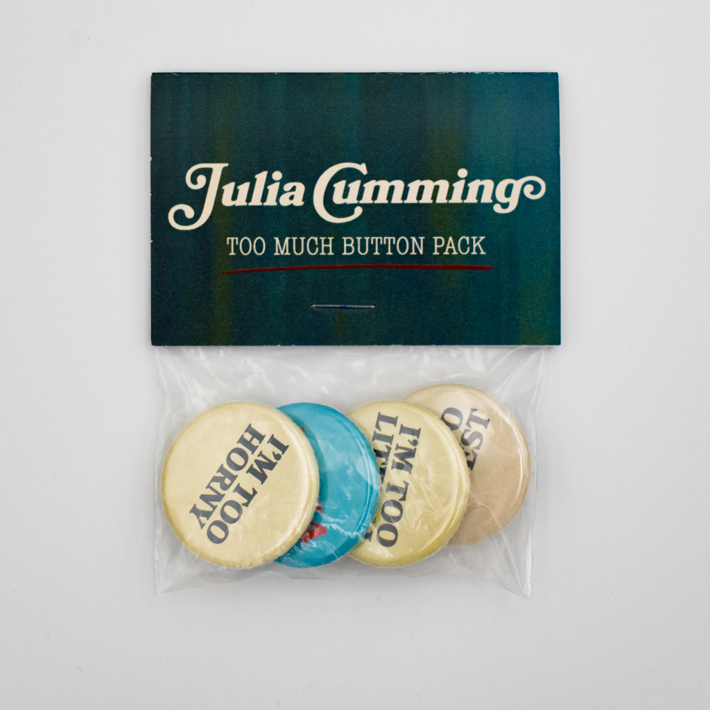 Too Much Button 4 Pack