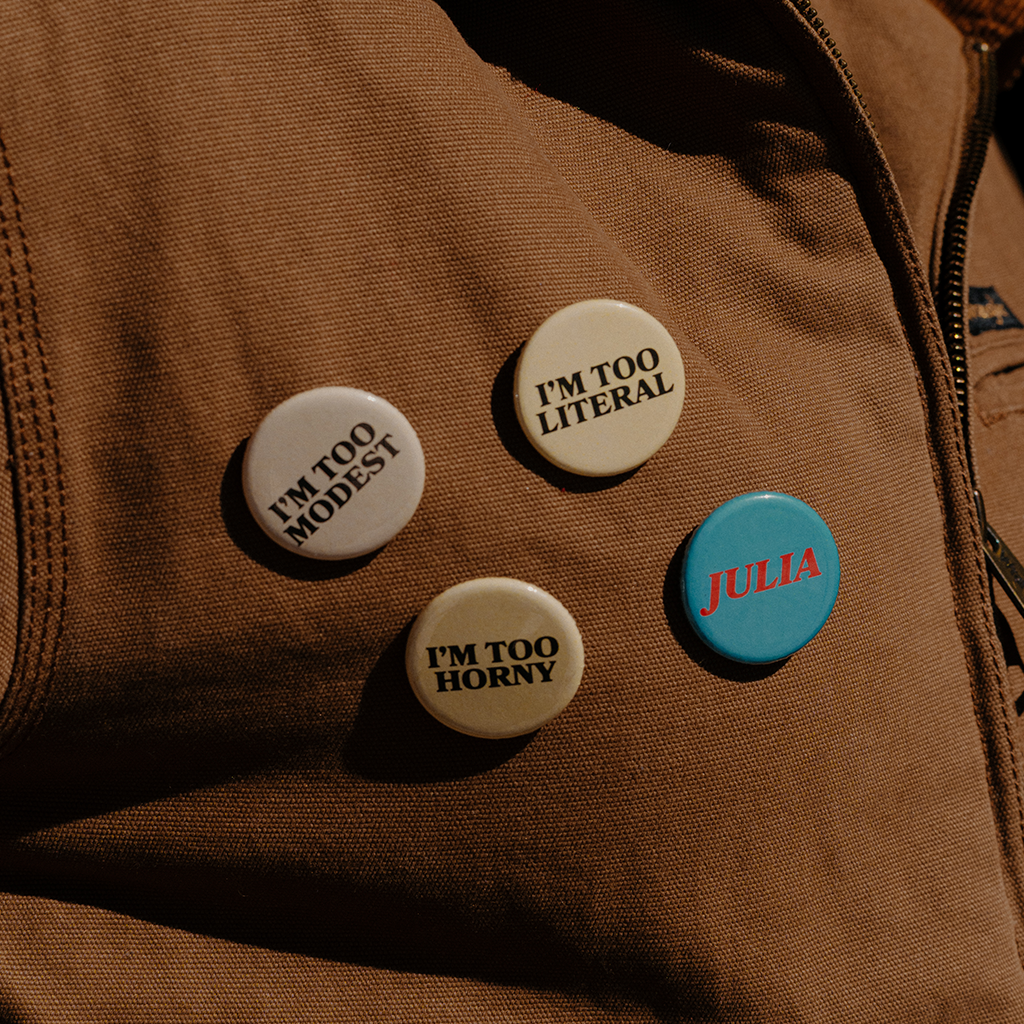 Too Much Button 4 Pack