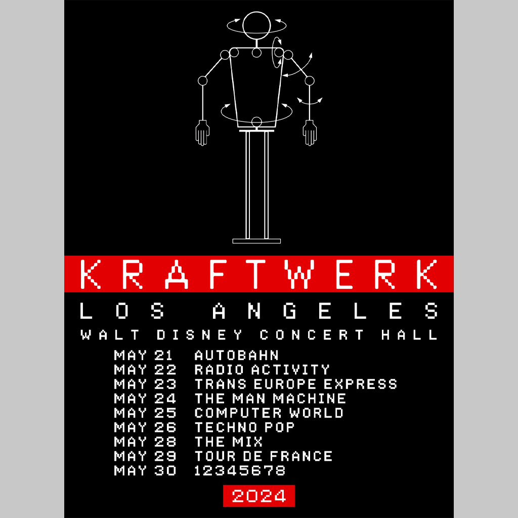 Los Angeles Black Poster