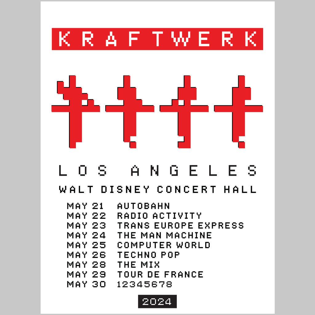 Los Angeles White Poster