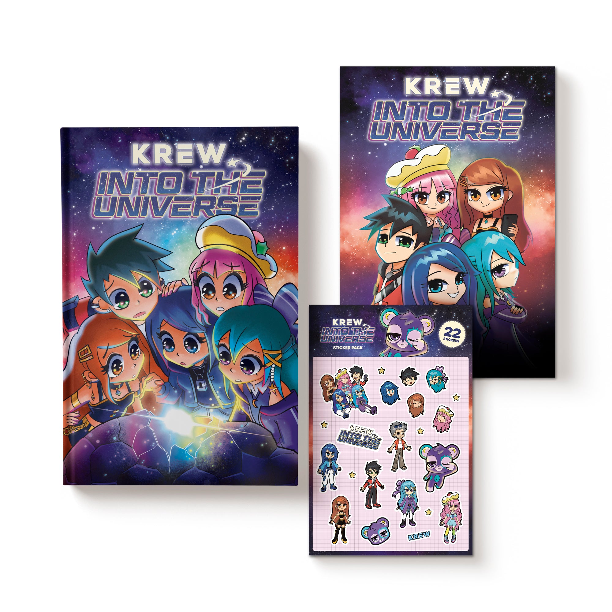 KREW: INTO THE UNIVERSE Bundle 1: New Universe Pack (Ltd Edition) - KREW Official Merch