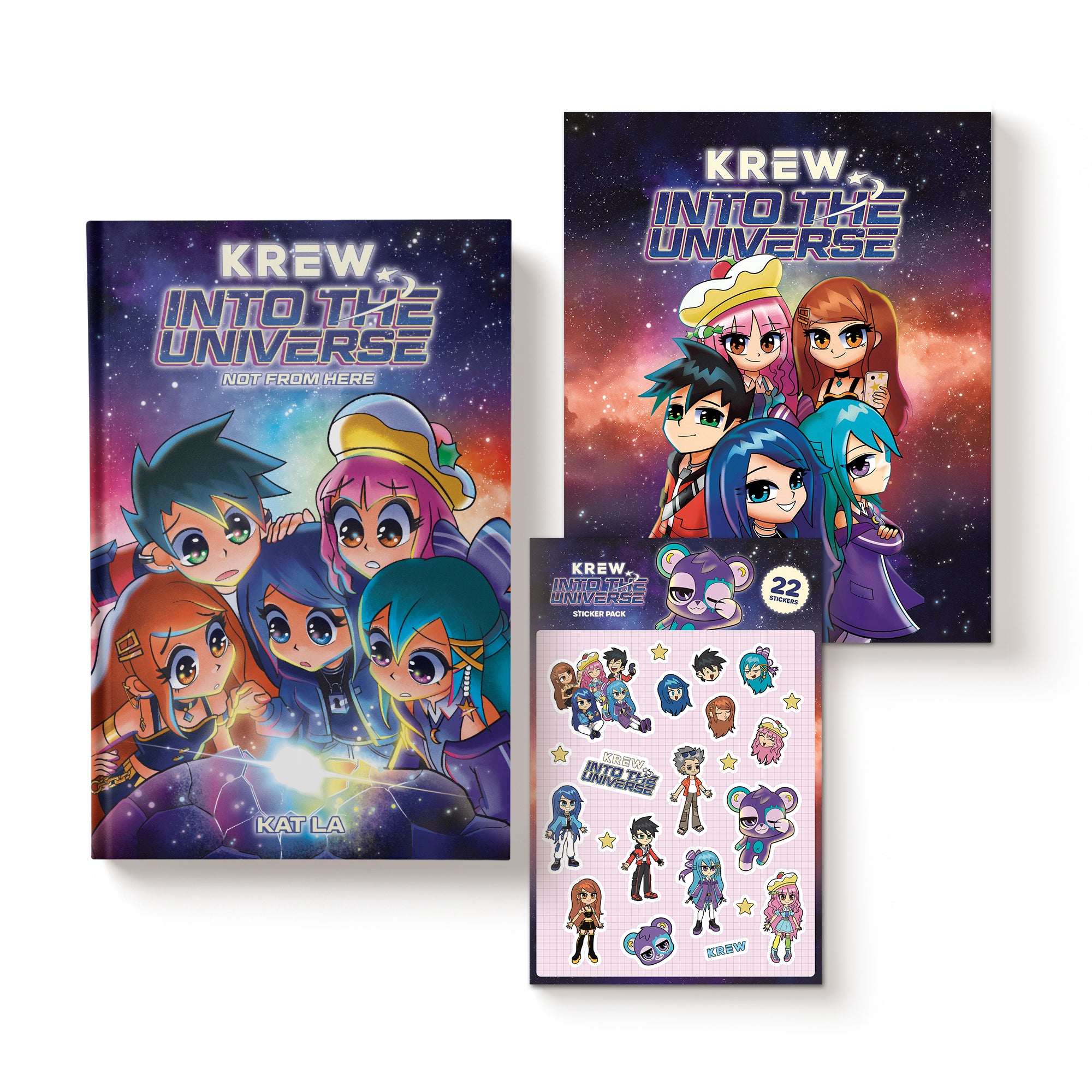 KREW: INTO THE UNIVERSE Bundle - NOT FROM HERE - 1: New Universe Pack (Ltd Edition) - Krew official merch
