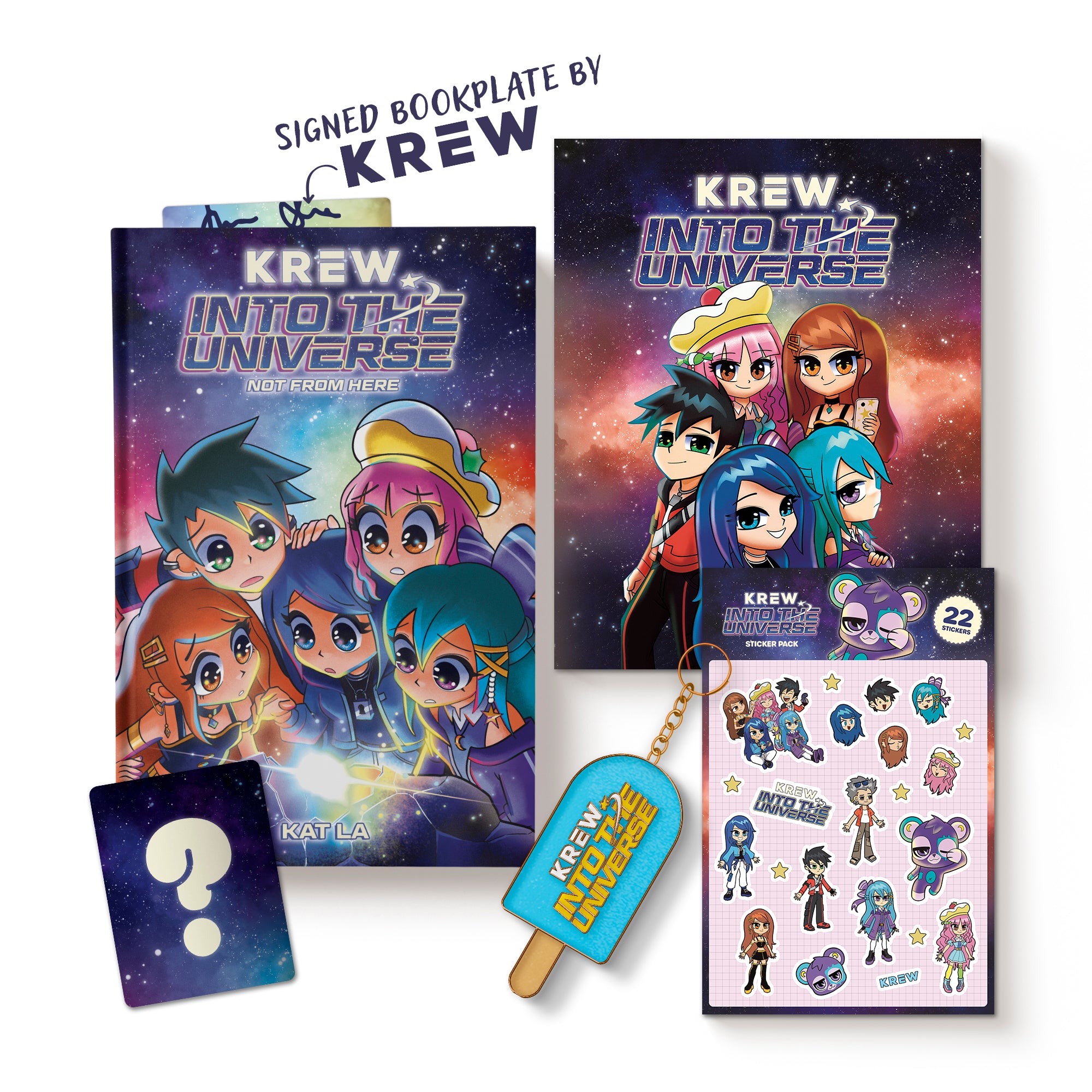 KREW: INTO THE UNIVERSE- NOT FROM HERE-  Bundle 2: Ultimate KF Pack (Ltd Edition) -SIGNED BY KREW - Krew official merch