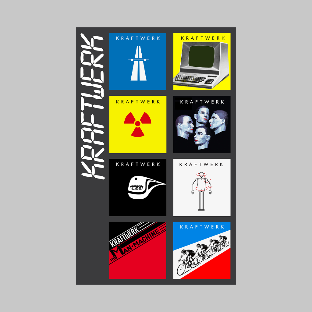 Kraftwerk Sticker Sheet