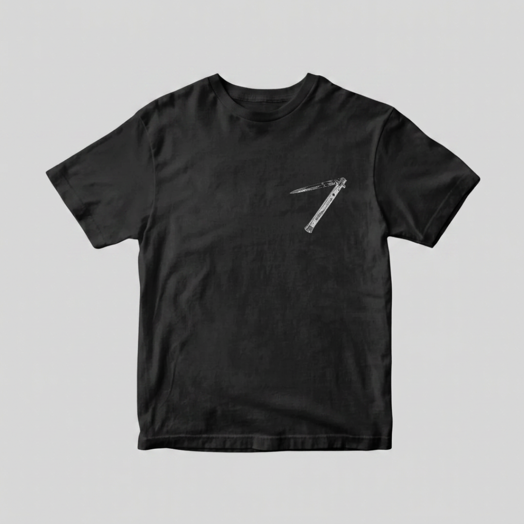 Knife Black T-Shirt