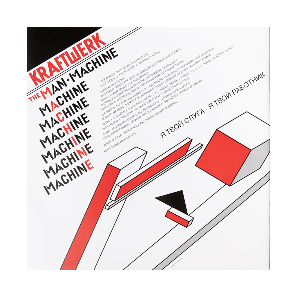 The Man-Machine - 12" Black Vinyl
