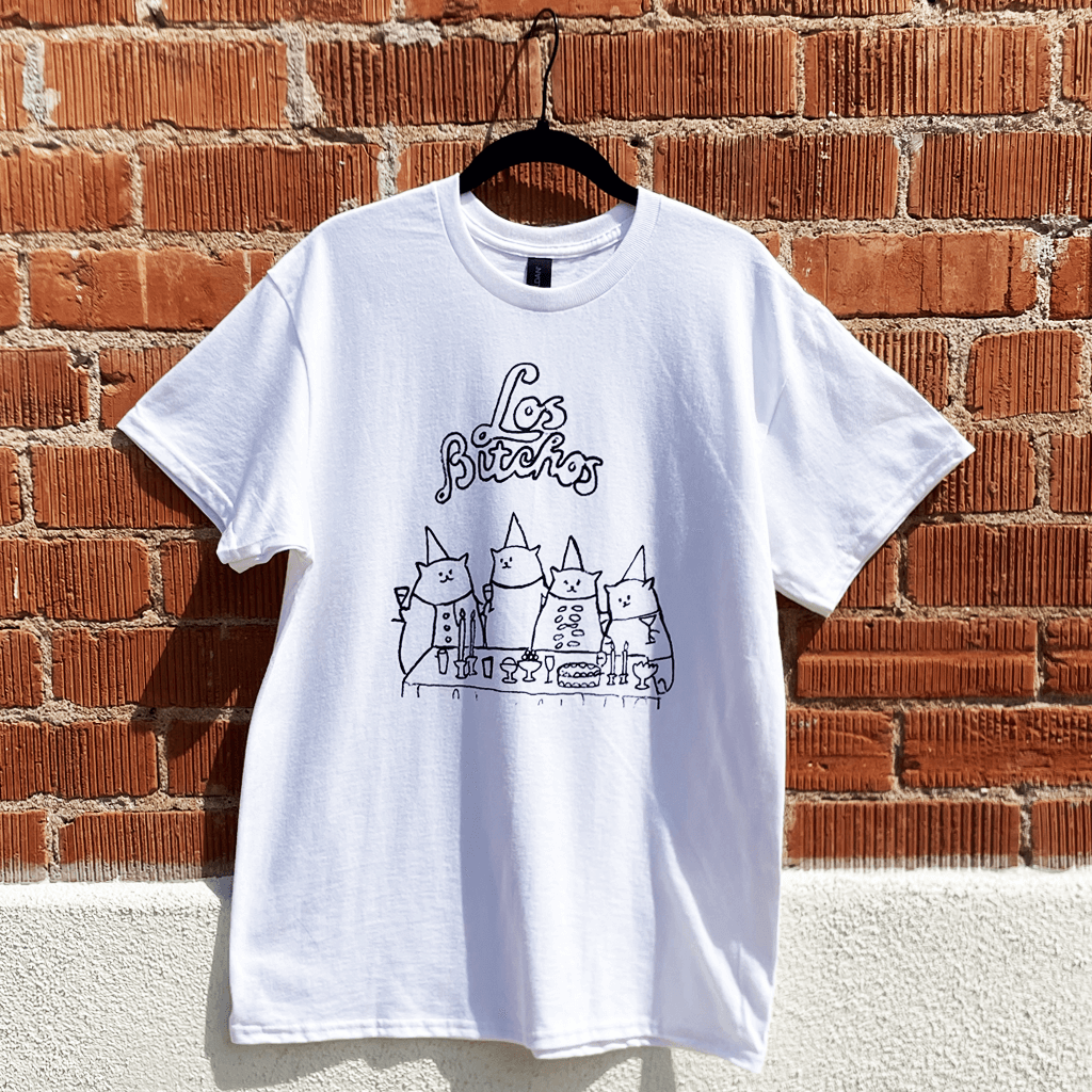 Cat Party White T-Shirt
