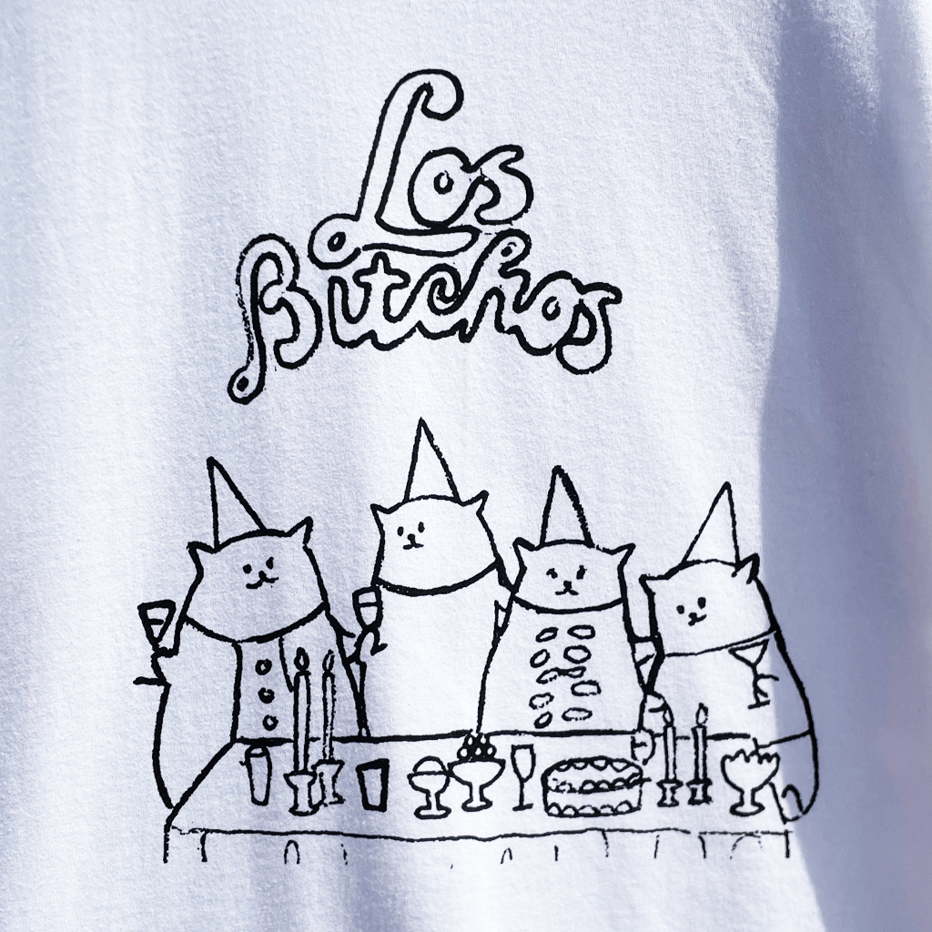 Cat Party White T-Shirt