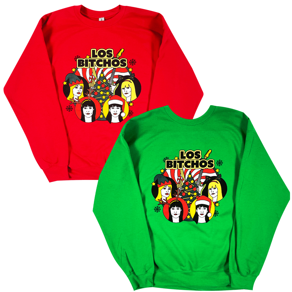 Chrismos Sweatshirt Irish Green + Chrismos Sweatshirt Cherry Red