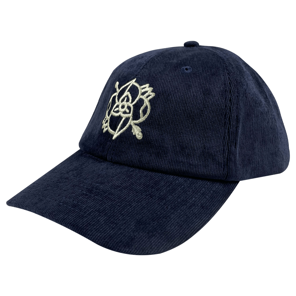 Logo Corduroy Navy Hat