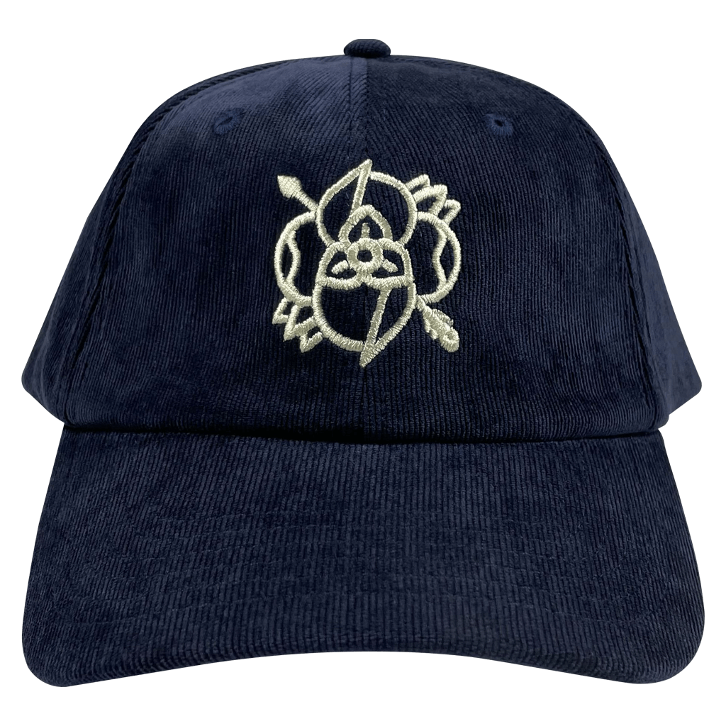 Logo Corduroy Navy Hat