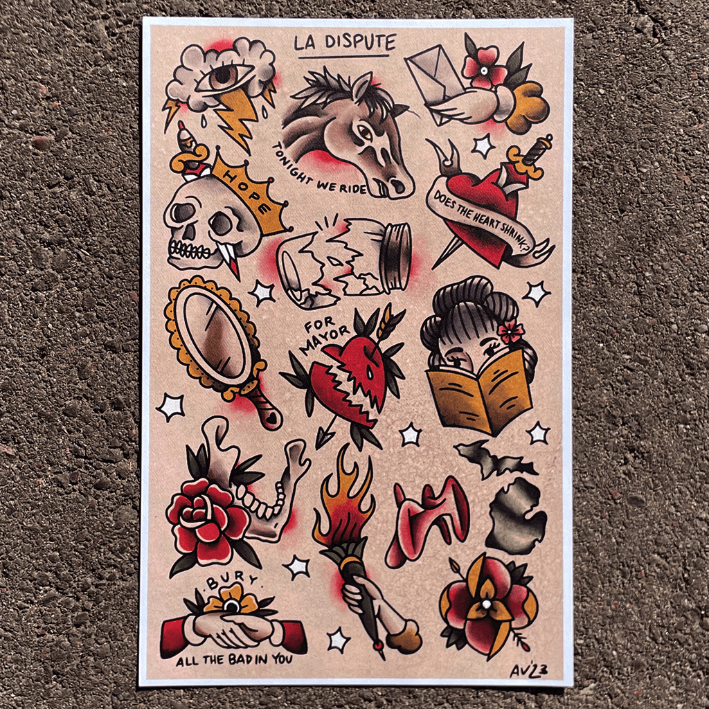 Tattoo Flash Poster